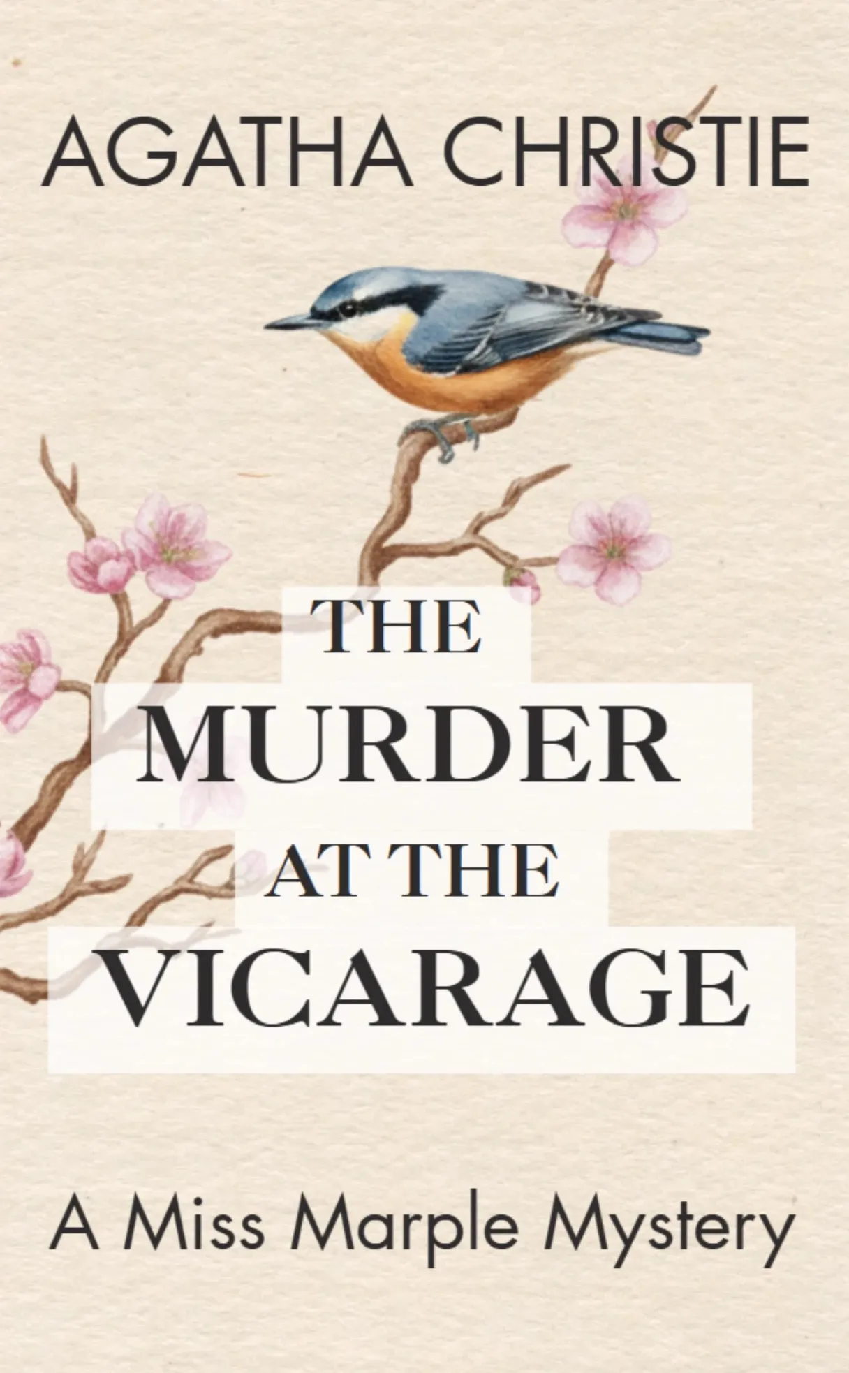 The Murder At The Vicarage cover